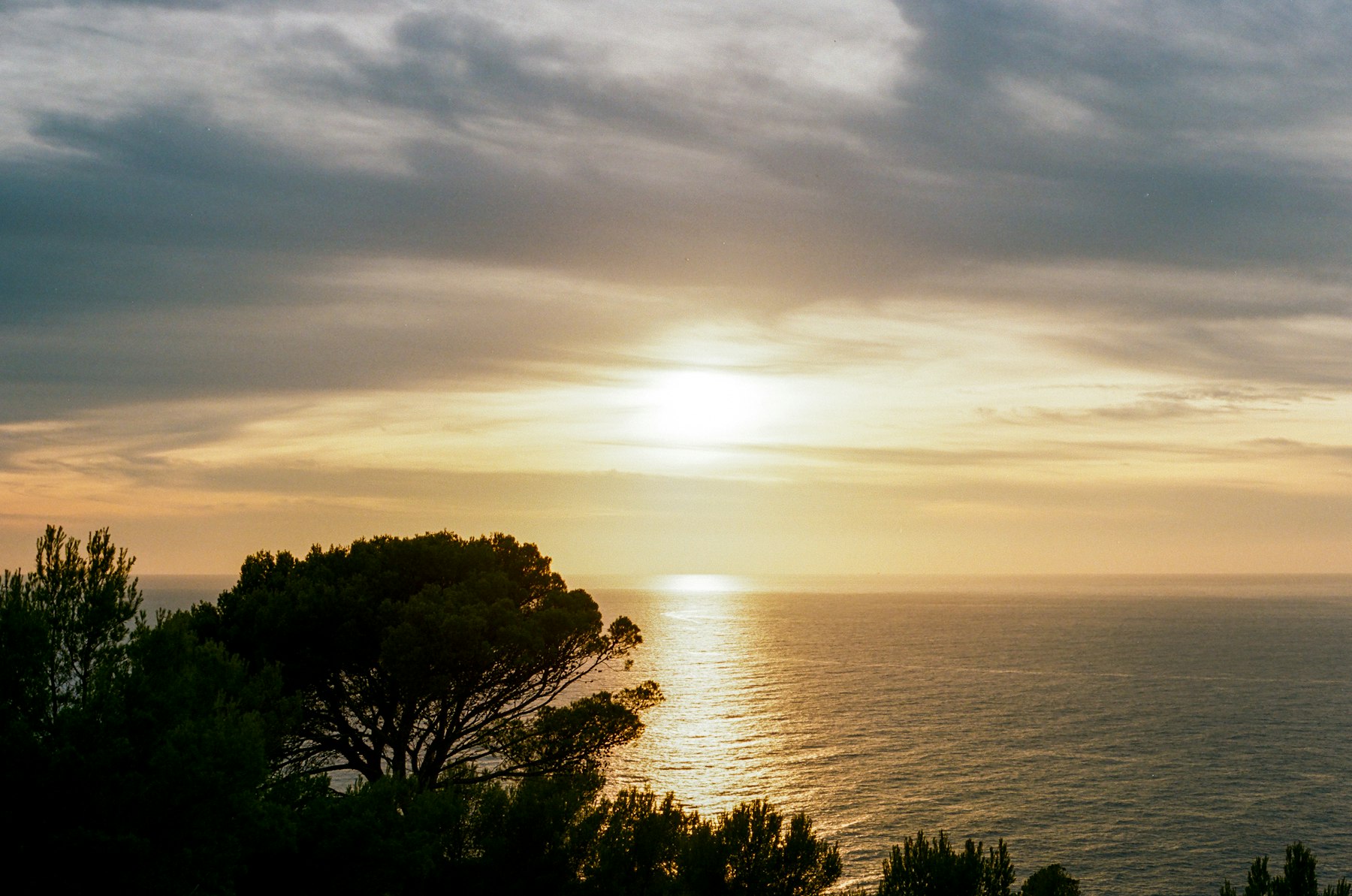 Sunrise over the ocean